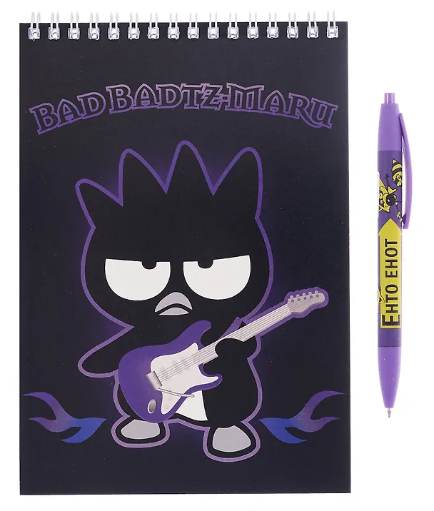 Набор канцелярский «Bad Badtz Maru» (ручка шариковая автоматическая, блокнот А5 60 листов), в подарочной упаковке, 2983999 — 4