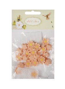 Цветок кувшинка, бежевый, 25 штук