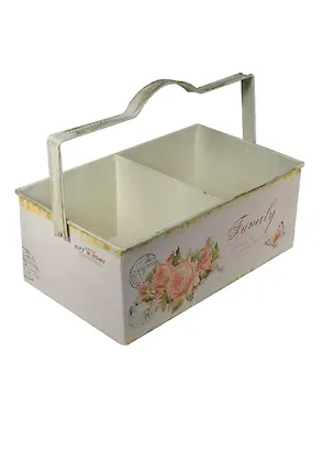 Кашпо-ящик Моя семья (только декор. использование) (25х14х10) (розовый) металл (МЯ-14-family) 2408628