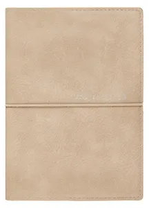 Ежедневник дат. 2025г. А6+ 176л 128х176 "Граниссо" бежевый, тиснение фольгой, съемная обл, резинка, офсет, ляссе