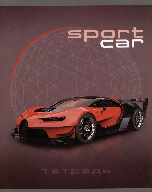 Тетрадь общая «Sport car», 80 листов в клетку, А5, в ассортименте - Listoff 2984022 — 3