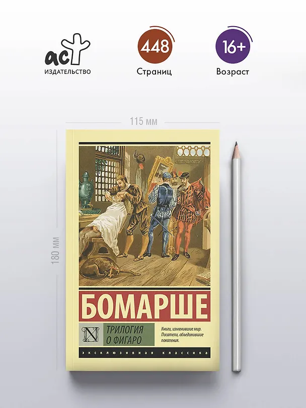Книга Трилогия о Фигаро (Пьер-Огюстен Карон де Бомарше) — 5