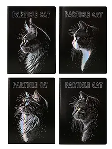 Тетрадь B5 36л лин. "Particle cat", ассорти