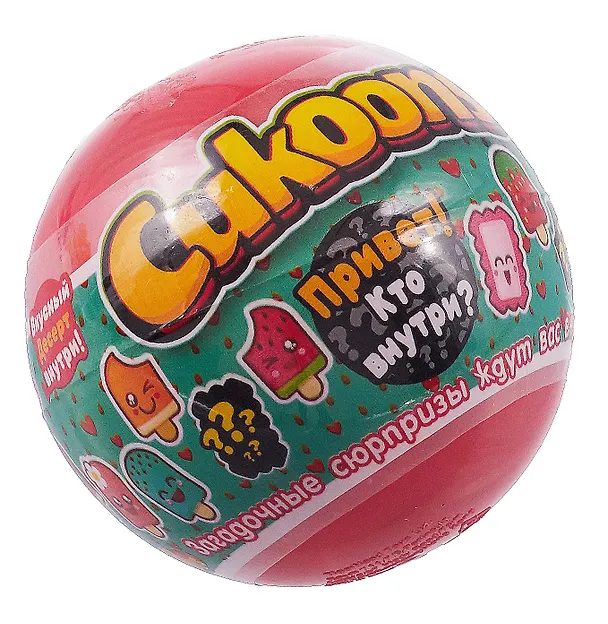 Игрушка, Десерты Cukoons (мягконабивная), 7см в пластмассовом шаре SP0007 351188 — 3