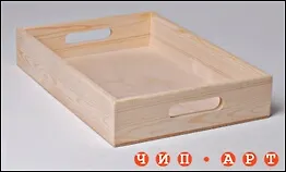 Поднос деревянный "Петруша" (00672) мини 2260547