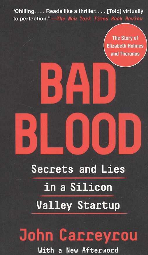 Книга Bad Blood (Джон Каррейру) — 1
