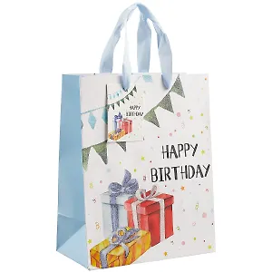 Пакет А5 23*18*10 Birthday Party нейтр., бум.мат.ламинат