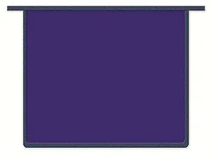 Папка для тетрадей А5 (23,3*20см) Феникс+ Синяя пластиковая на молнии 41694