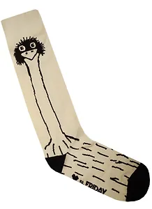 Дизайнерские носки St.Friday Socks, гольфы, бежевый