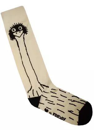 Дизайнерские носки St.Friday Socks, гольфы, бежевый — 2558980 — 1