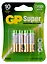 Батарейки "GP Super Alkaline", AAA, 4 штуки — 236593 — 2