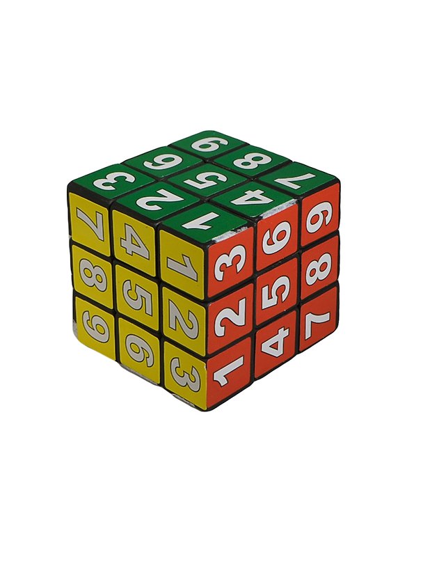 Головоломка (3х3) Цифры (5,5см) (AV-670) 2420552 — 1