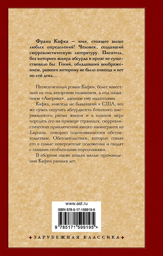 Книга Пропавший без вести (Франц Кафка) — 2