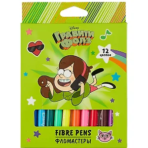 Фломастеры Disney, "Гравити Фолз", 12 цветов