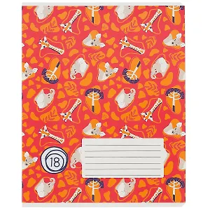 Тетрадь в линейку Academy Style, Animal Planet, 18 листов, в ассортименте