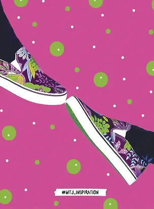 WTJ_inspiration. Тетрадь (А4, 40 л., УФ-лак, кеды) 369955