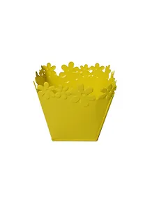 Горшок оцинкованный желтый (139748) (10х11см)