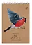 Скетчбук 140*200 40л "Снегирь" 120 г/м2, крафт. картон, выборочный лак, евроспираль — 2989364 — 1
