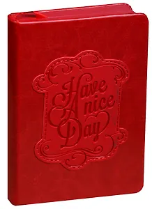 Ежедневник недат. А6 144л "Сариф" красный/"Виннер" красный, кожзам, мягкий переплет, нашивка с тисн, тонир.блок, срез в цвет обл., Escalada