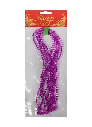 Новогодняя гирлянда Бусы (270см) фиолетовые (38676) 2480539