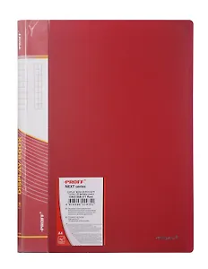 Папка, Proff, А4, 20 карманов, красная