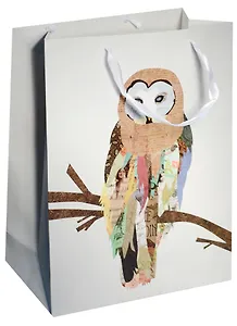 Пакет подарочный бумажный А3 42*32*11.5 "Животные акварель", жен., мат. ламинат, Kairui