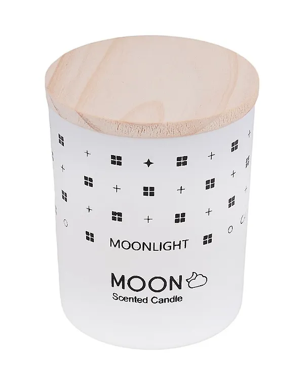 Свеча ароматическая с деревянной крышкой Moon (8х6) 2994381 — 5