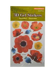 Fun Kingdom Гелевые наклейки 3D (POG-6202B) (упаковка)