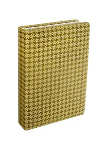 Ежедневник недат. А5 160л "Tweed" бежевый, иск.кожа, тисн."гусиная лапка", тв.переплет, поролон, ляссе, In Folio