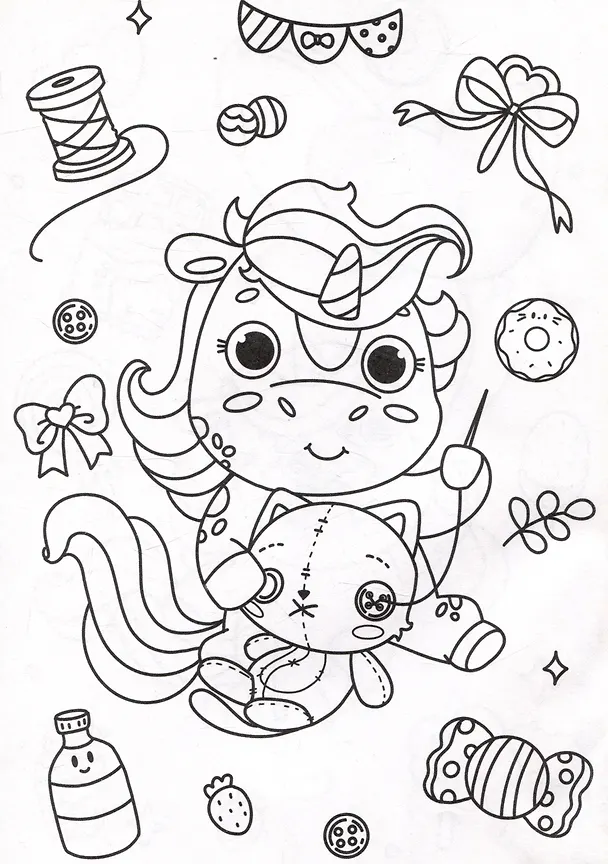 Книга РАСКРАСКА А4 эконом. МИР ЕДИНОРОГОВ () — 3