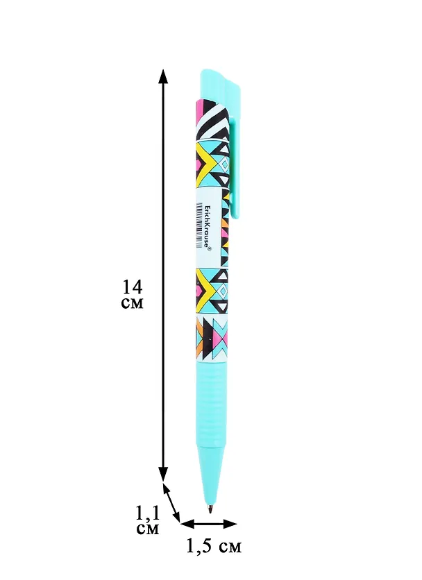 Шариковая ручка синяя автоматическая 0,7 мм, Ornament, Erich Krause 257821 — 2