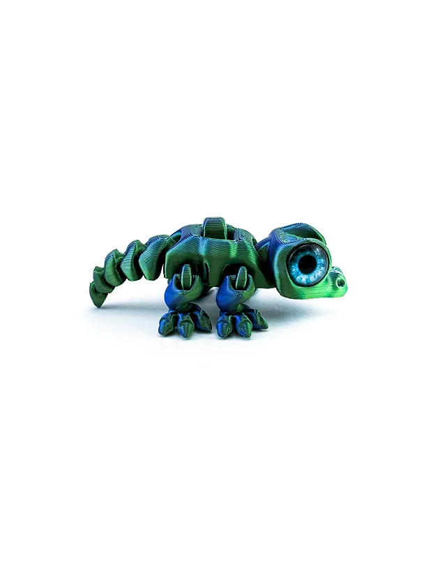 Фигурка 3D с кнопкой Крокодил Кроки (пластик) (10х6) (09001999) 3114664 — 2