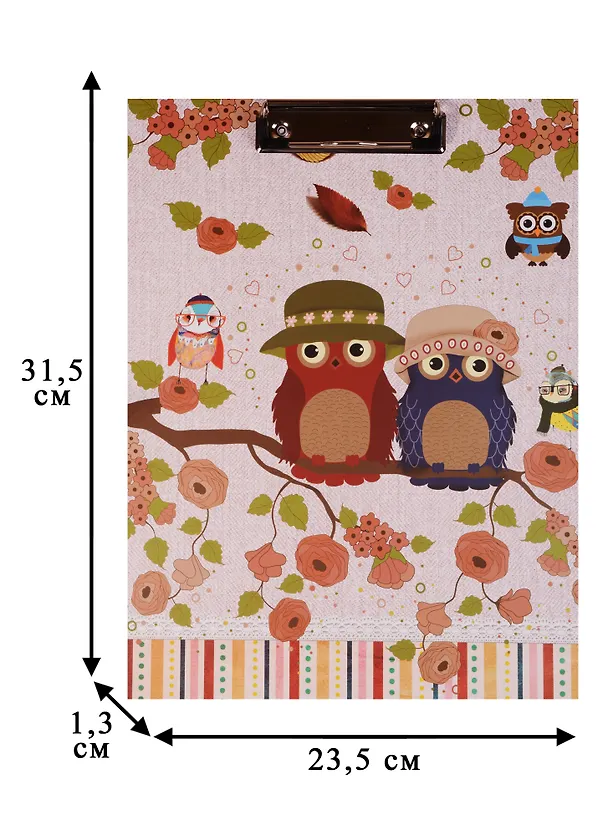 Планшет «Owls», А5, картон, в ассортименте 242219 — 4