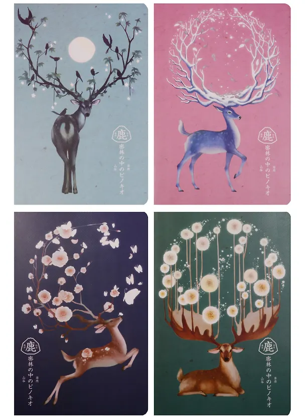 Тетрадь общая «Fairy deer», 44 листа в клетку, А5, в ассортименте - Languo 242868 — 6