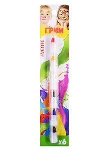 Мелки для грима лица и тела deVENTE (8078720) (6 классических цветов) (3+) (блистер) (deVente)