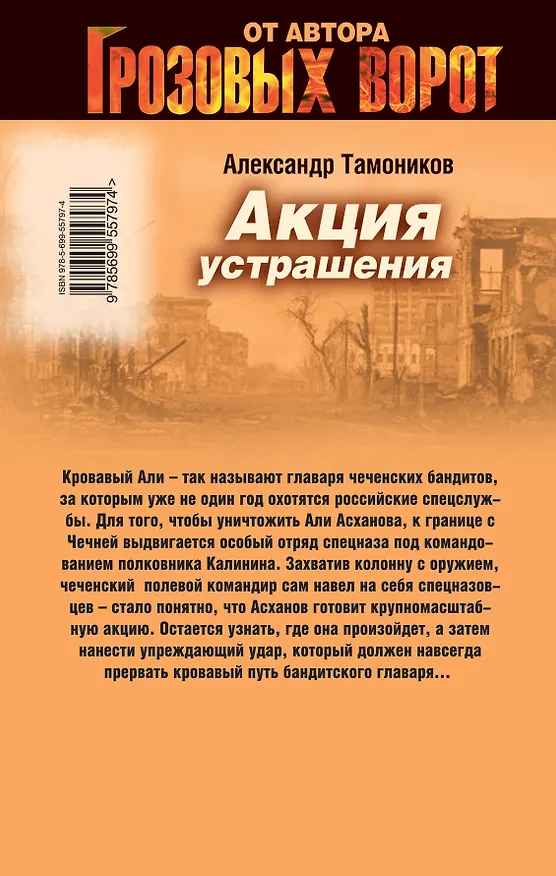 Книга Акция устрашения (Александр Тамоников) — 2