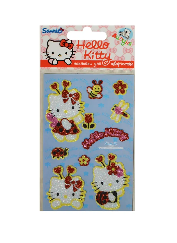 Блестящие наклейки Божья коровка (HKG01) 2362758 — 1