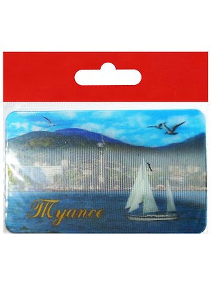 Магнит 3D Туапсе Побережье Вид с моря (винил) (028-168-3) 2568688