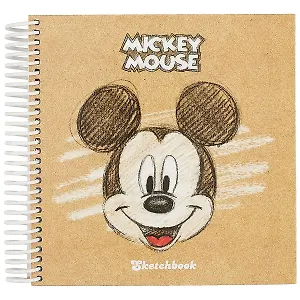 Скетчбук «Миккки Маус», 80 листов, 17 х 17 см