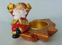 Новогодний подсвечник Санта (17518) (9,5х8,8х7,5) (керамика) (Феникс-Презент) 2218063