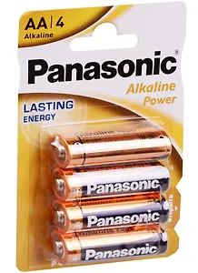 Элементы питания 4шт "Panasonic Alkaline" LR06, AA