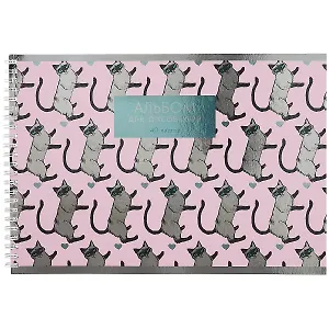 Альбом для рисования Listoff, "Сиамские кошечки", А4, 40 листов, на гребне