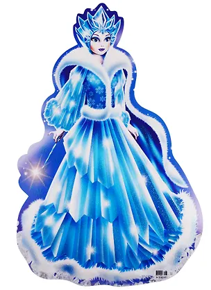 Книга Плакат вырубной "Снежная Королева" ()