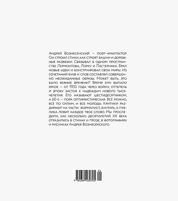 Книга Несимметричное время. Стихотворения, проза, фотографии, документы. (Андрей Вознесенский) — 2