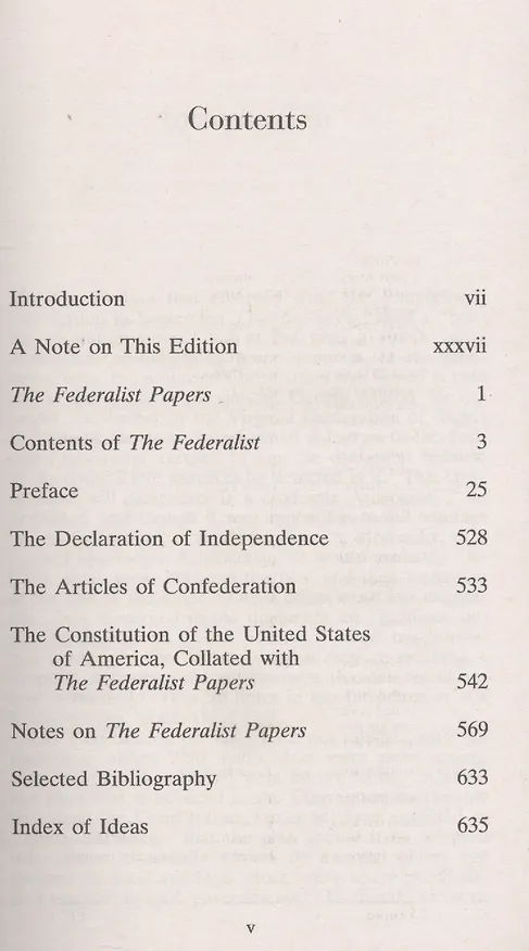 Книга The Federalist Papers (Александр Гамильтон) — 2