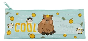 Пенал-косметичка "Реально крутой Капибара", на молнии мягкий