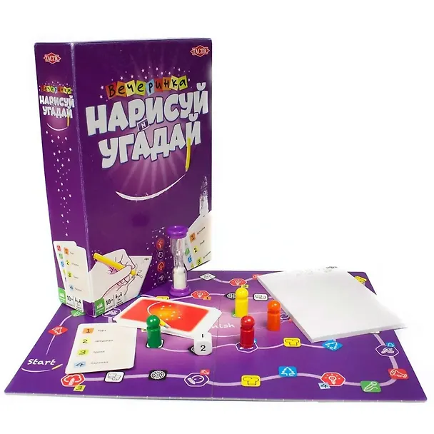 Настольная игра, Tactic, Нарисуй и угадай Вечеринка, картонная коробка 53776 339526 — 3