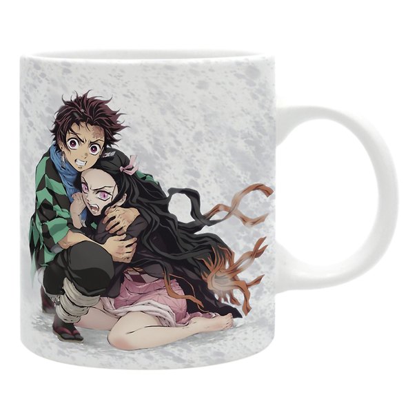 Кружка в подарочной упаковке Аниме Demon Slayer Tanjiro & Nezuko (Клинок рассекающий демонов) (керамика) (320 мл) 2943228 — 1