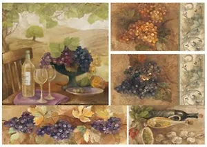 Декупажная карта Вино (27-0094) (А4)