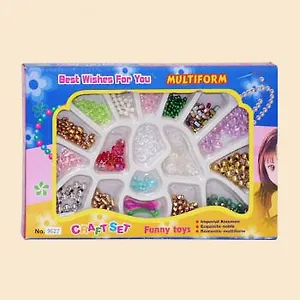 Набор Бусинки для укр. (9627) (в ассорт.) Люб.забава (25,5см) (перл.)